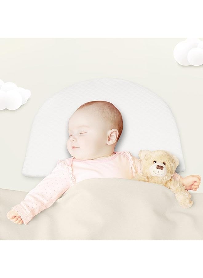 DMG TECH Baby Wedge Pillow Baby Anti Vomiting Pillows Soft Round Crib Wedge Pillow With Washable Cover 15 Degree Sleeping Nursing Pillow Feeding Pillows For Inflant For Better Night'S Sleep  - Image 3