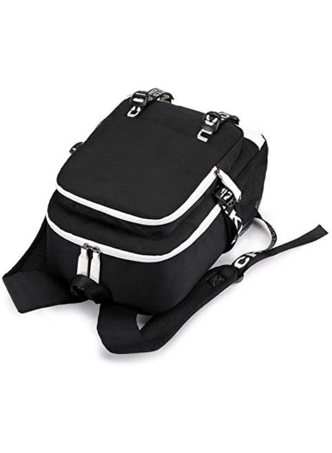 CR7 Football Backpack,Teenage Backpack Students Bookbag Outdoor Daypack With USB charge Port Backpack Laptop Bag for Boys Girls - Image 5