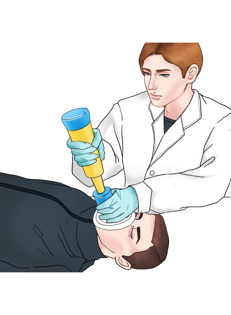 general Children's and Adult Suffocation Rescue Devices with 1 Large and 1 Small Mask Breathing Trainer Portable Emergency Suffocation Device Artificial Heart-Lung Device - Image 4