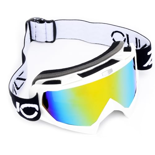 ZJNUO ATV Motorcycle Dirt Bike Goggles Off Road Motorbike Motocross Riding Racing MX UTV Windproof Dustproof Scratch Resistant Goggles for Adults Men Women and Youth - Image 1