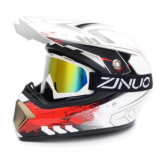 ZJNUO ATV Motorcycle Dirt Bike Goggles Off Road Motorbike Motocross Riding Racing MX UTV Windproof Dustproof Scratch Resistant Goggles for Adults Men Women and Youth - Image 3