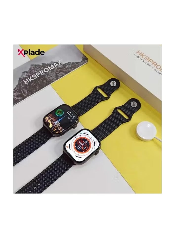 HK - HK10 PRO Smart Watch – AMOLED Display, Multi-Functional Fitness Tracking, Heart Rate Monitoring, Sleep Analysis, Waterproof, Compatible with iOS & Android – Stylish & Durable Smartwatch for Health & Wellness - Image 1