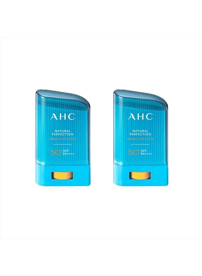 AHC Natural Perfection Fresh Sun Stick SPF 50+/PA++++ 22g Duo Set - Image 1