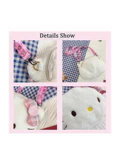 General Cute plush bag sweet girl student hundred shoulder crossbody bag bow shoulder bag  - Image 3