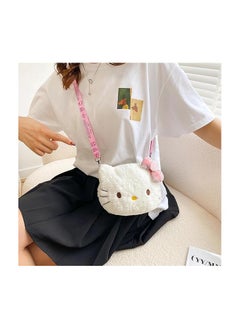 General Cute plush bag sweet girl student hundred shoulder crossbody bag bow shoulder bag  - Image 4