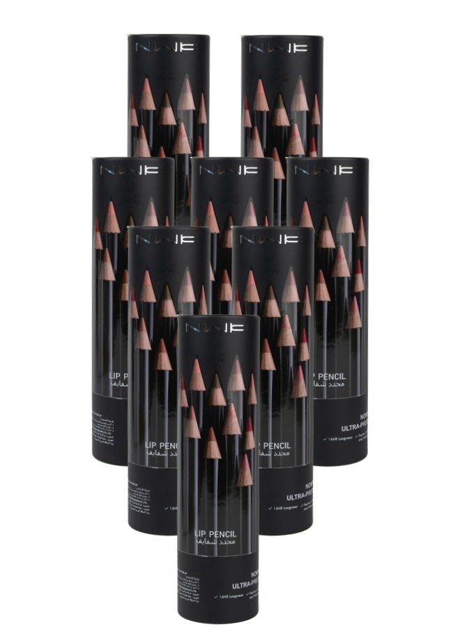 NWK 8 Sets Multicolour Lip Liner 12 Pieces - Image 1