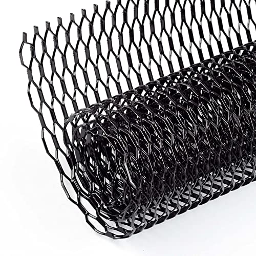 AggAuto Universal 40"x13" Car Grill Mesh - Aluminum Alloy Automotive Grille Insert Bumper Honeycomb Hole 10x38mm, One of the Most Multifunctional Shape Grids Orange - Image 1