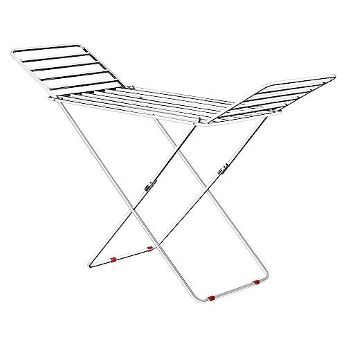 SUNDRY 1pc Clothes Drying Rack, Portable Foldable Laundry Rack, Indoor and Outdoor Clothes Rack, Space-Saving Clothes Rack with Drying Rods, Balcony Bedroom Clothes Storage Organizer - Image 2