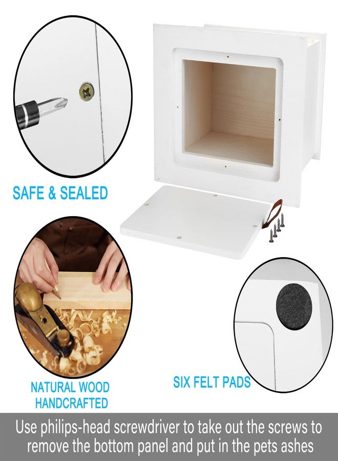ADMLC Cremation Urns for Human Ashes Adult Male or Female, Funeral Memorial Urns for Ashes with Photo Frame, Wooden Urns Box and Casket for Men Women, Burial Urn for Adults Up to 200 IBS - Image 3