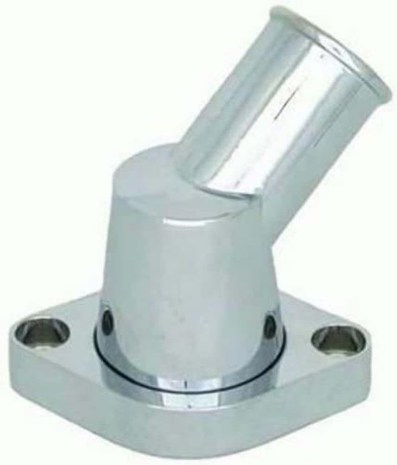 Racing Power R6003C Chrome Aluminum O Ring Water Neck 40 Degree Swivel