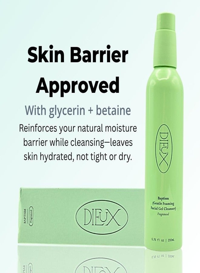 Dieux Baptism Gentle Foaming Facial Gel Cleanser Fragranced 6.76 oz - Image 4