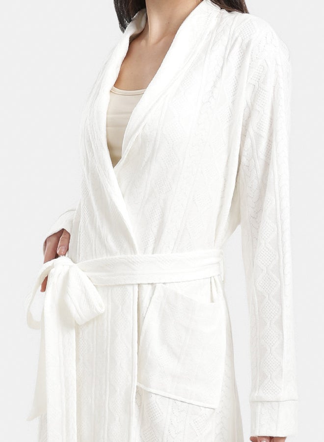 Carina Self-Pattern Relaxed Robe - Image 5
