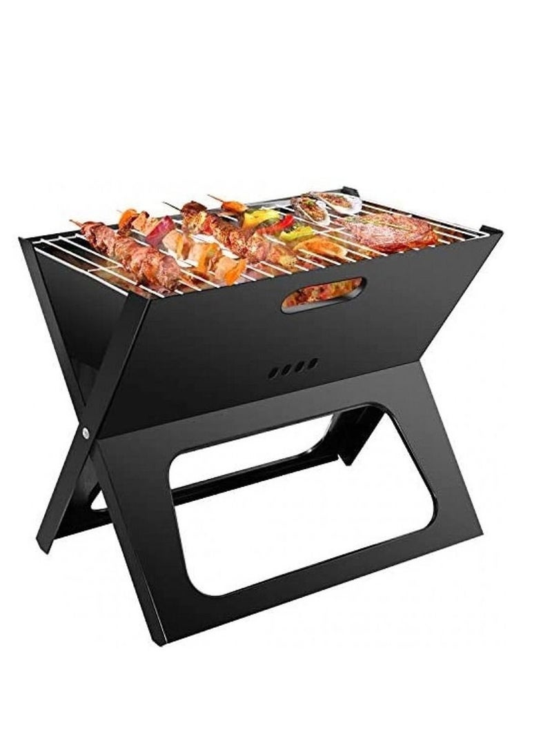 MARS Q Portable grill, easy to carry and store, elegant and convenient design for trips, black - Image 1