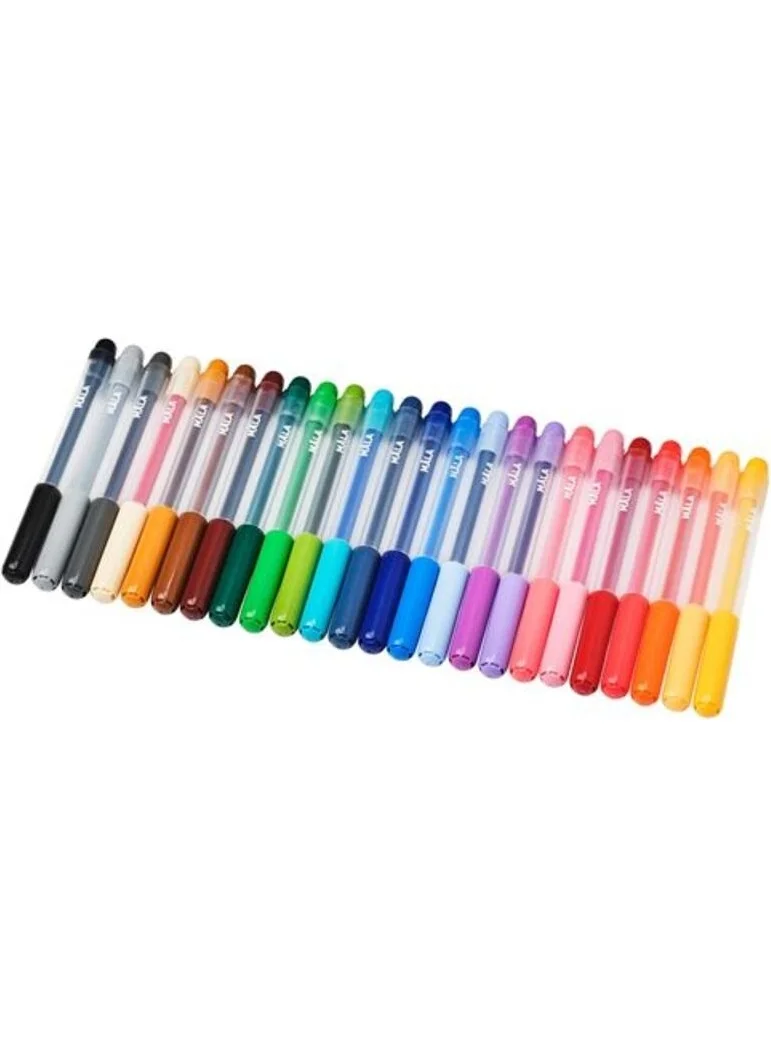 أيكيا Mala Felt Tip Pen Set, Various Colors 24PCS