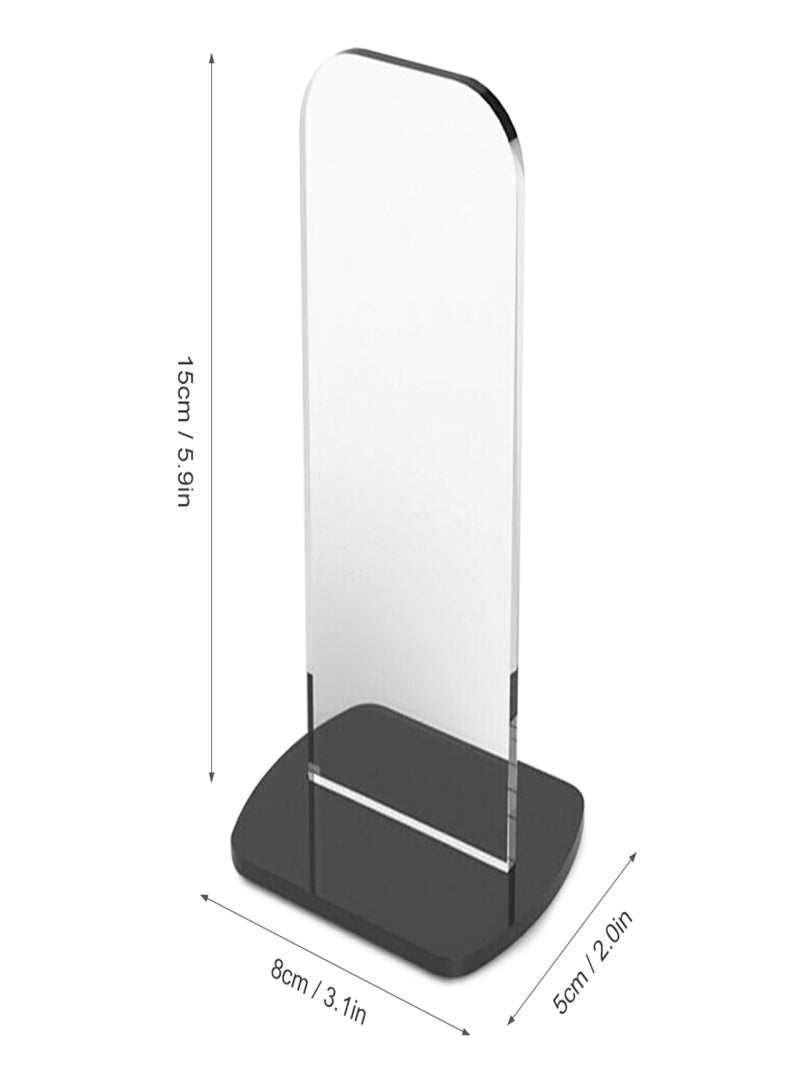 Generic Boxing Glove Display Stand Upright Baseball Gloves Display Stand Clear Acrylic Vertical Holder Autographed Boxing Glove Display Holder Rack Easy Assemble Stand - Image 4