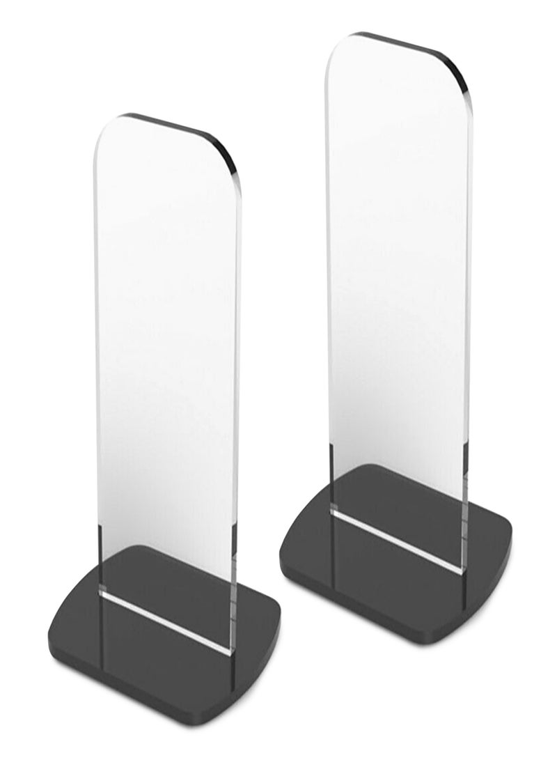 Generic Boxing Glove Display Stand Upright Baseball Gloves Display Stand Clear Acrylic Vertical Holder Autographed Boxing Glove Display Holder Rack Easy Assemble Stand - Image 1