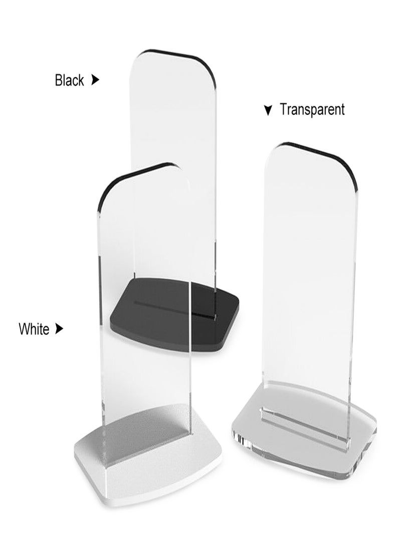 Generic Boxing Glove Display Stand Upright Baseball Gloves Display Stand Clear Acrylic Vertical Holder Autographed Boxing Glove Display Holder Rack Easy Assemble Stand - Image 5