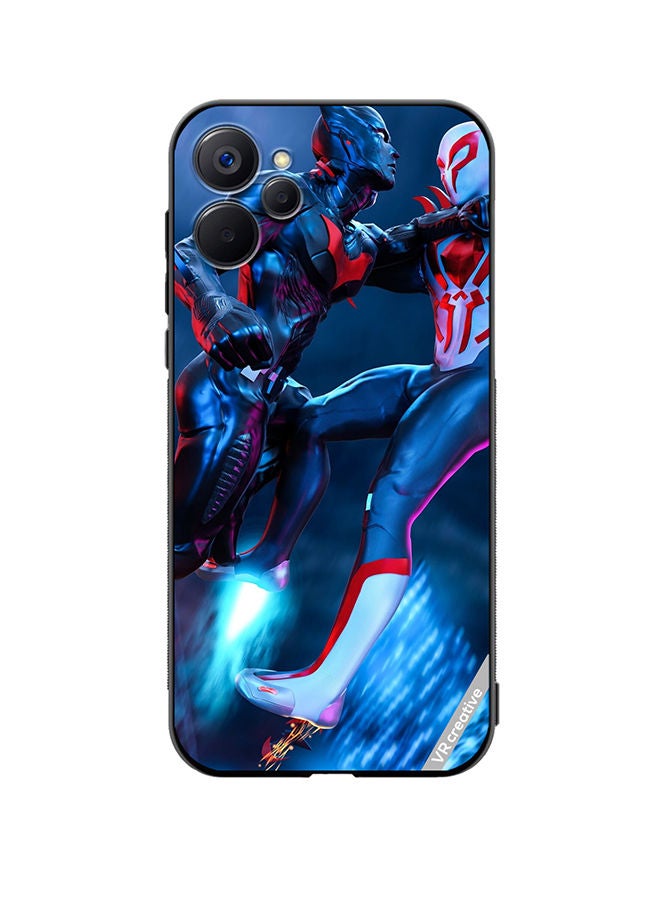 VR CREATIVE Protective Case Cover For Realme 9i 5G Spiderman Vs Batman Design Multicolour - Image 1