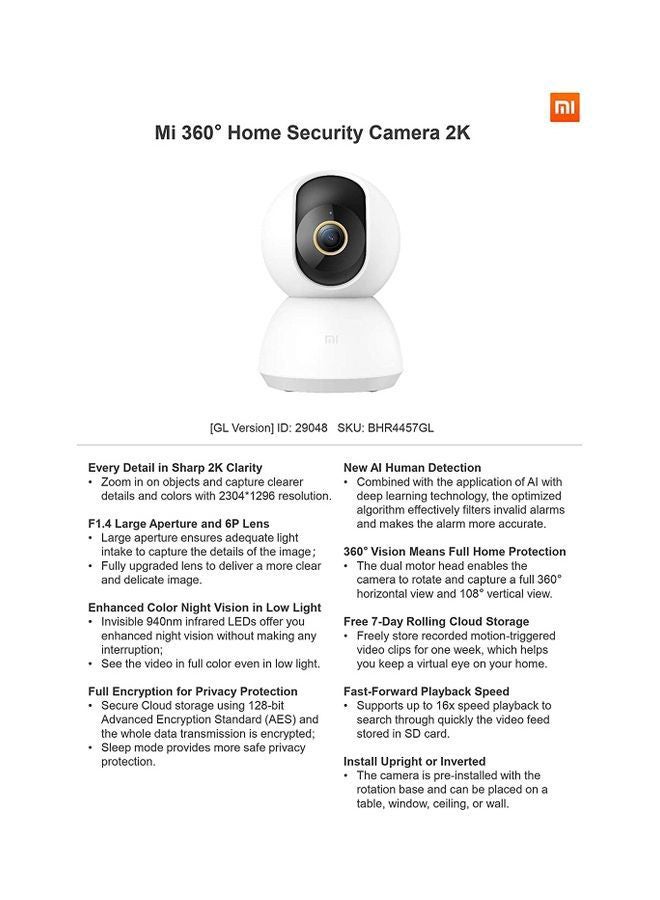 Xiaomi Camera 1296P Resolution APP Control Wireless Security Cam - Image 3