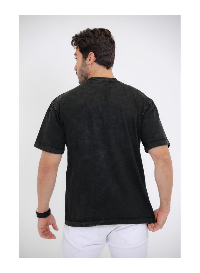 WHITE RABBIT embroidered chest T-Shirt - Image 2