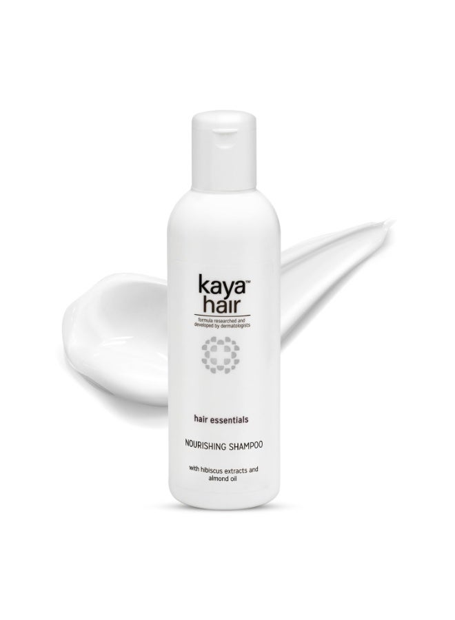 كايا شامبو مغذي للشعر من كايا كلينك، 200 مل يحتوي على مستخلصات الكركديه وزيت اللوز، يقلل من تكسر الشعر، شعر أكثر نعومة - Image 1