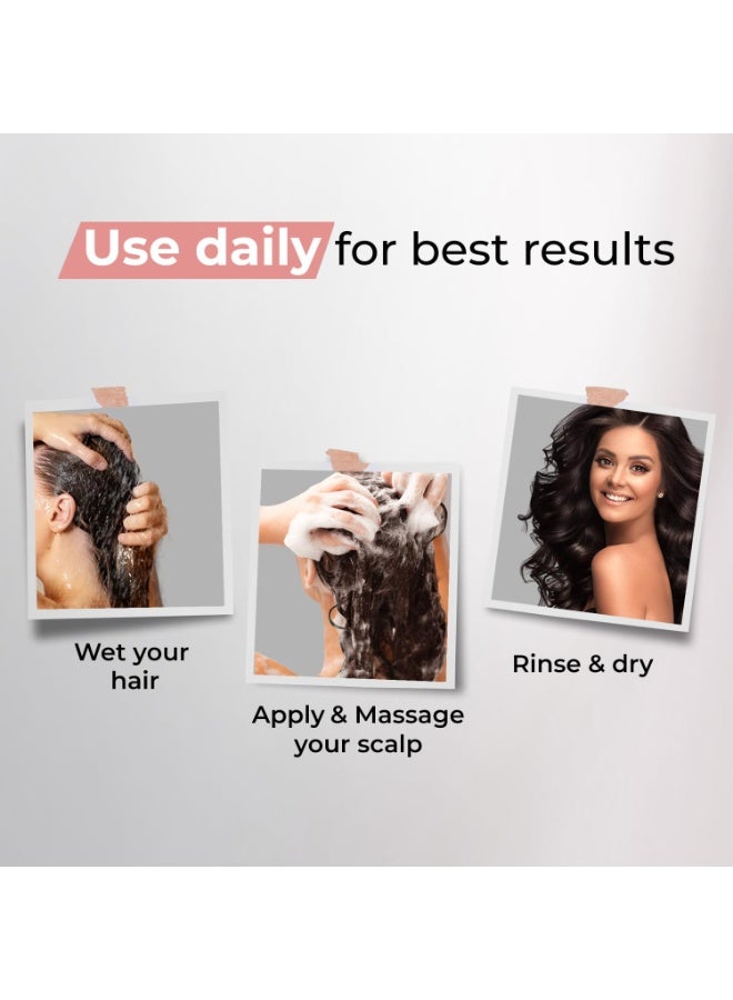 كايا شامبو مغذي للشعر من كايا كلينك، 200 مل يحتوي على مستخلصات الكركديه وزيت اللوز، يقلل من تكسر الشعر، شعر أكثر نعومة - Image 5