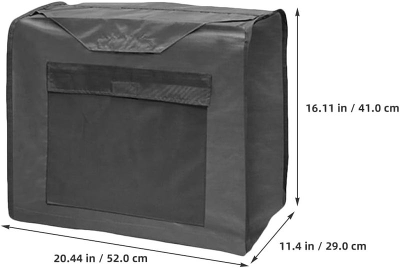 Universal Portable Generator Cover 52x29x41cm, Weatherproof Snowproof Dustproof Storage Cover for Outdoor Small Generators, Protective Heavy Duty Cloth - Image 2
