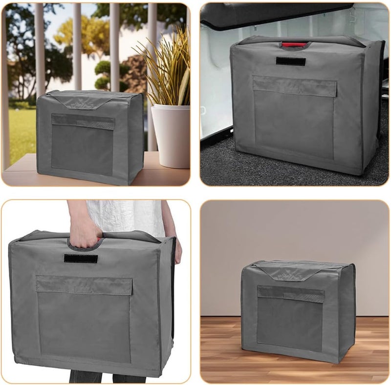 Universal Portable Generator Cover 52x29x41cm, Weatherproof Snowproof Dustproof Storage Cover for Outdoor Small Generators, Protective Heavy Duty Cloth - Image 3