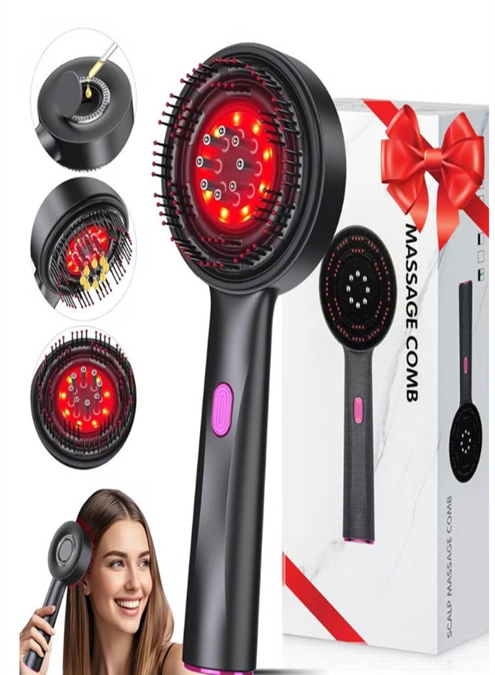 أداة توزيع زيت الشعر الجديدة متعددة الوظائف 3 في 1، أداة توزيع زيت فروة الرأس، مقاومة للماء بدرجة ipx7، تخفف من التعب والإجهاد - Image 1