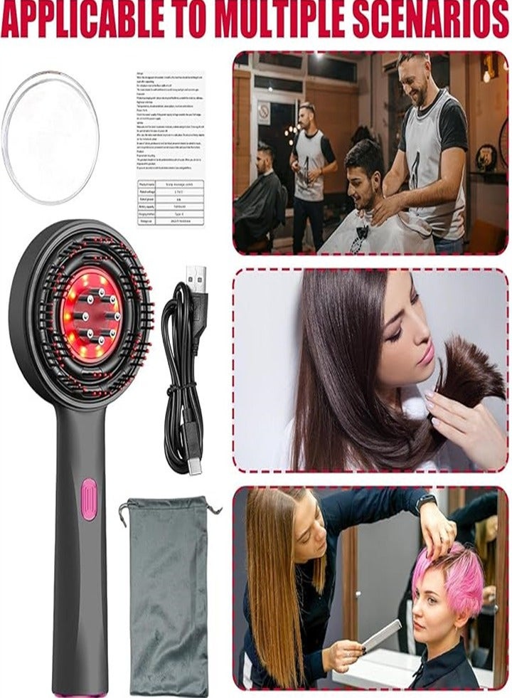 أداة توزيع زيت الشعر الجديدة متعددة الوظائف 3 في 1، أداة توزيع زيت فروة الرأس، مقاومة للماء بدرجة ipx7، تخفف من التعب والإجهاد - Image 5