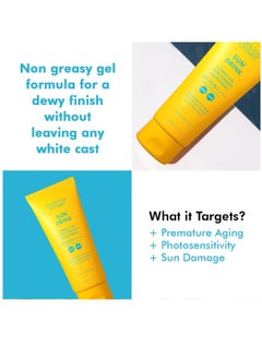 CONSCIOUS CHEMIST Conscious Chemist Hybrid Lightweight Gel Sunscreen SPF50 UVA UVB Protection with Ceramides Milk Thistle Extract 50ml  - Image 5