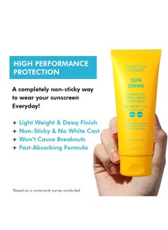 CONSCIOUS CHEMIST Conscious Chemist Hybrid Lightweight Gel Sunscreen SPF50 UVA UVB Protection with Ceramides Milk Thistle Extract 50ml  - Image 2