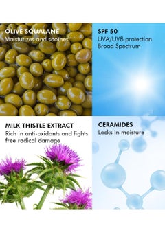 CONSCIOUS CHEMIST Conscious Chemist Hybrid Lightweight Gel Sunscreen SPF50 UVA UVB Protection with Ceramides Milk Thistle Extract 50ml  - Image 4