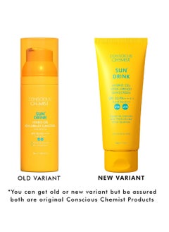 CONSCIOUS CHEMIST Conscious Chemist Hybrid Lightweight Gel Sunscreen SPF50 UVA UVB Protection with Ceramides Milk Thistle Extract 50ml  - Image 3