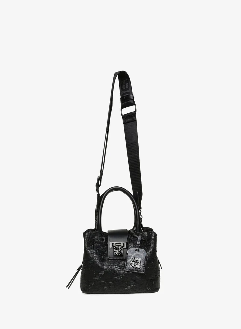STEVE MADDEN Steve madden tenor-c women's black/black satchel bag