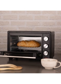 25L Electric Toaster Oven with Rotisserie & Convection, Countertop Oven, Adjustable Temperature (100-250°C), 60-Minute Timer, For Toasting, Baking, Roasting & Grilling, 1600W, Black - pzsku/Z97E07748992C91642114Z/45/_/1718803459/7d27396f-d0ef-4c95-8317-e6b3c9a2beff