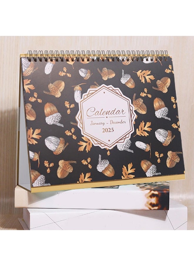 Beauenty 2025 Desk Calendar, Standing Flip Desktop Calendar 2025, January 2025 - December 2025, 2025 Monthly Coil Desktop Calendar, with Memo s, Holidays and Large Memo Area  - Image 3