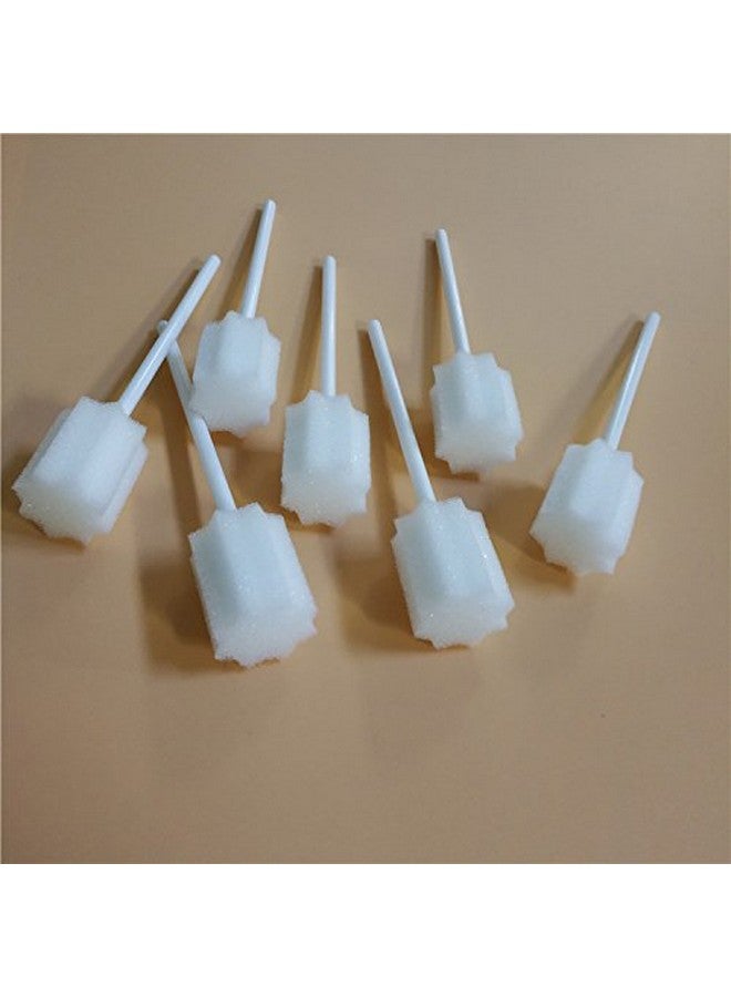 MUNKCARE Oral Mouth Swabs Sponge- Untreated and Unflavored for Baby & Elderly Oral Cleaning White 150 Counts - Image 2
