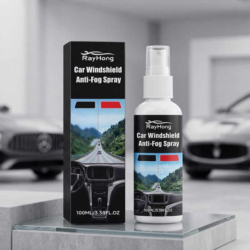 RAYHONG Car Windshield Anti-Fog Spray – Portable Spray for Clear Visibility on Window  Glass - Image 2