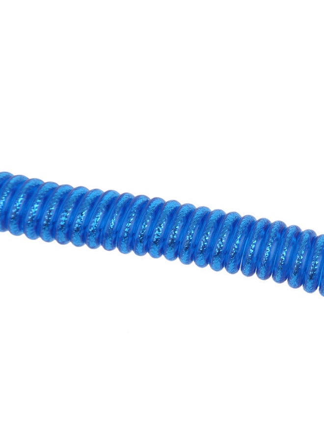 NIBEMINENT - Flexible 3.5mm Car Jack M to Extend Stereo Audio AUX Cable Cord Blue - Image 1