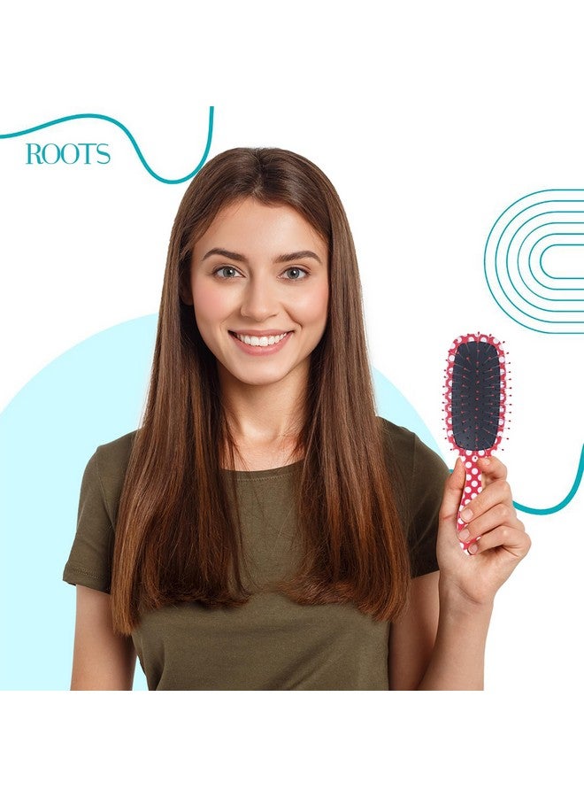 روتس فرشاة روتس - صفر تانجل - فرشاة فك تشابك الشعر الجاف والمبلل بدون أضرار - للرجال والنساء - RZTX-RP - Image 5
