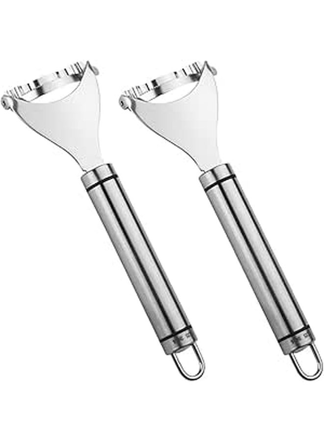 Stainless Steel Corn Stripping Tools 2pc Easy Kernel Removal Kitchen Gadget - Image 1