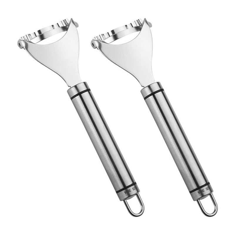 Stainless Steel Corn Stripping Tools 2pc Easy Kernel Removal Kitchen Gadget - Image 2