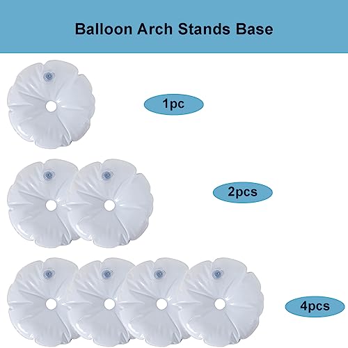 Ragyzity Water Fillable Base for The Balloon Column, 2 Pieces Balloon Arch Stands Base Heavy Weight Water Bag, Fillable Base for Balloons for Wedding Graduation Party Ceremony (2pcs) - Image 4