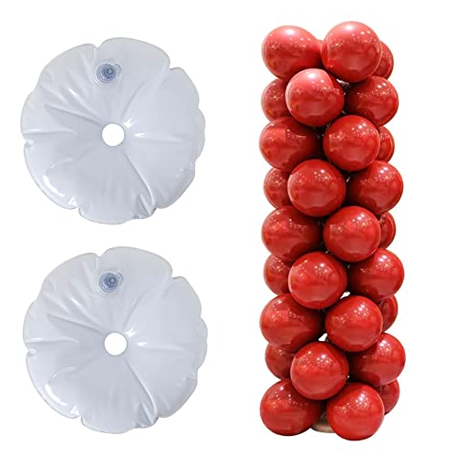 Ragyzity Water Fillable Base for The Balloon Column, 2 Pieces Balloon Arch Stands Base Heavy Weight Water Bag, Fillable Base for Balloons for Wedding Graduation Party Ceremony (2pcs) - Image 1