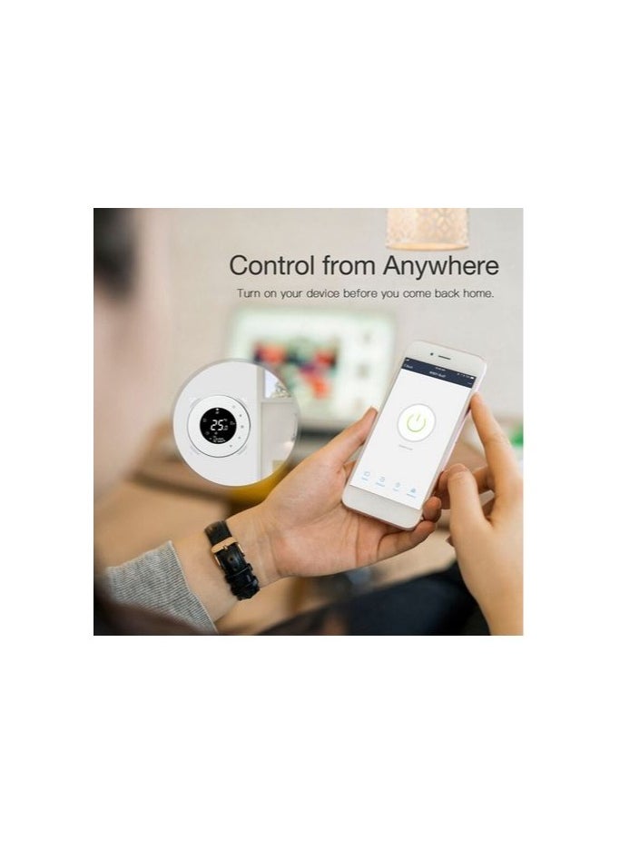 Eazyliv - Tuya WiFi Smart Luxury Design LCD Display Thermostat Temperature Controller For Central Air Conditioner 3 Speed Fan Coil Unit Control for UAE - Image 1