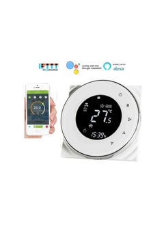 Eazyliv Tuya WiFi Smart Luxury Design LCD Display Thermostat Temperature Controller For Central Air Conditioner 3 Speed Fan Coil Unit Control for UAE  - Image 1