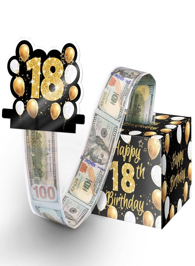 Linelglobal 18th Birthday Cash Gifts, Money Surprise Gift Box with Pull Out Card for Boys Girls - Image 1