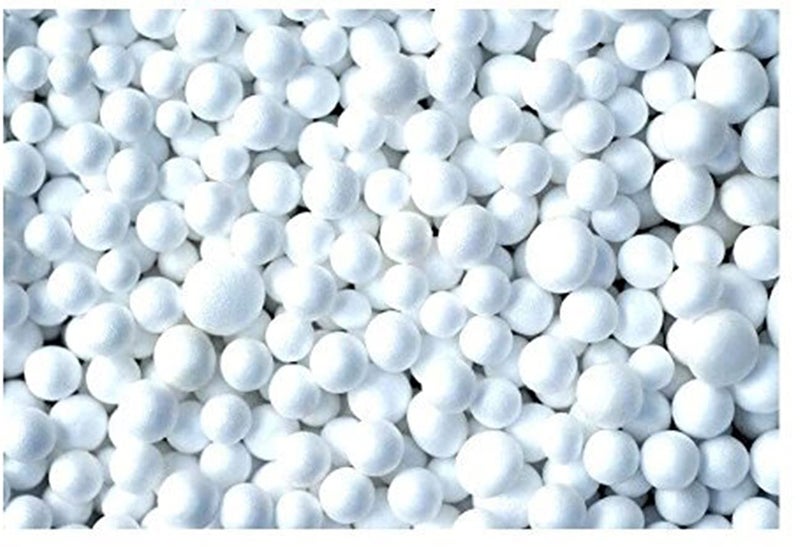NORMAN JR NORMAN JR Premium Virgin Grade Thermocol Balls Refill for Pillows Sofa Bean Bags Soft Toys Beans for Bean Bag Refill 2 Kg White - Image 2