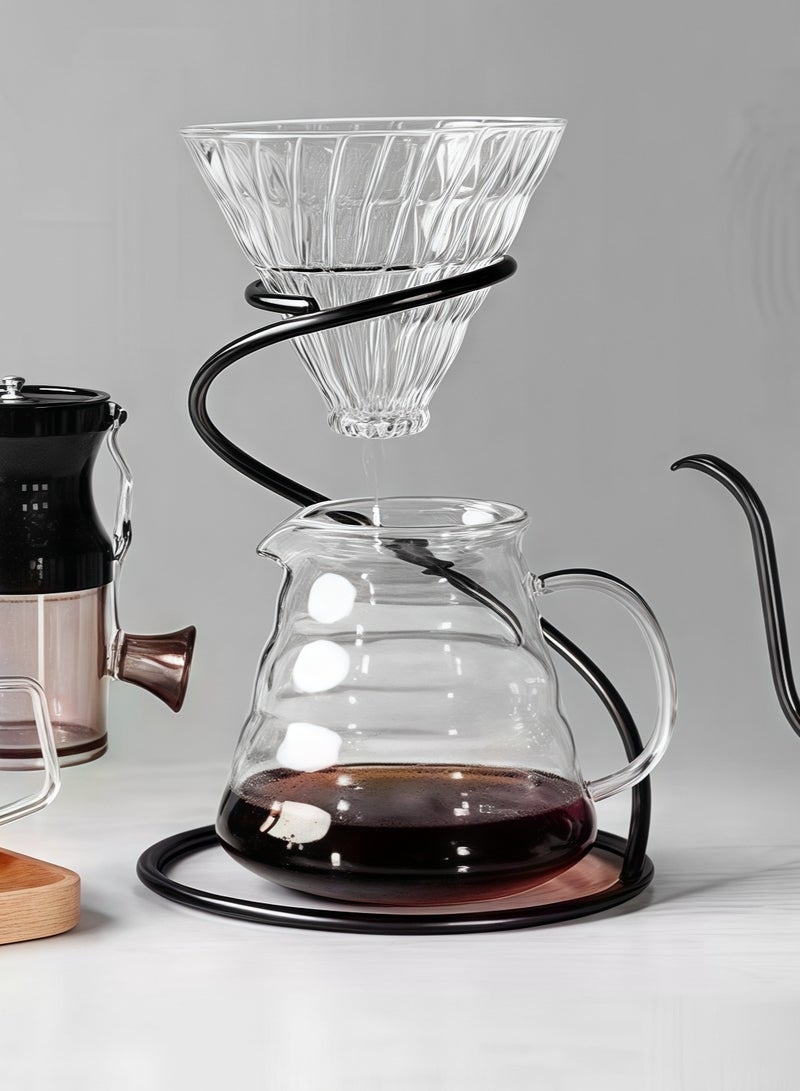 Iron spiral drip coffee filter paper holder, coffee filter paper holder, coffee machine holder, tea filter holder  - Image 4